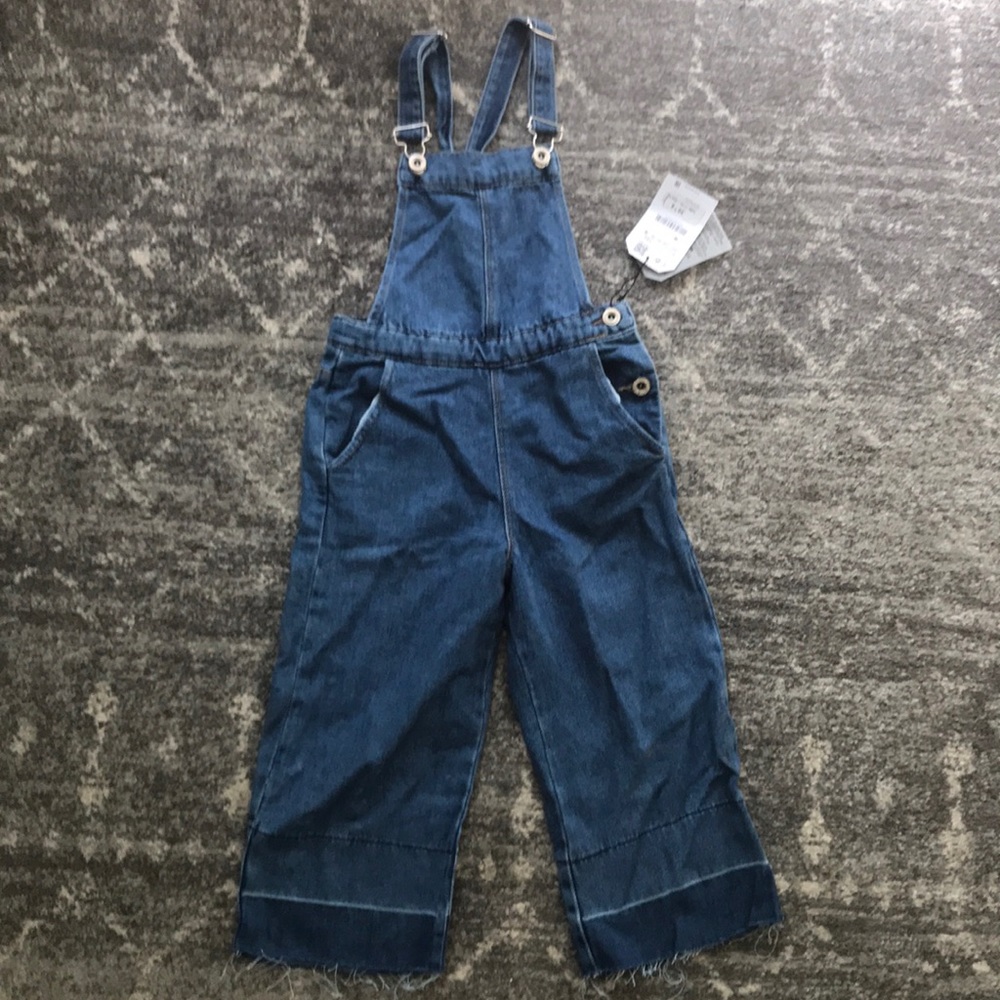 NWT Zara wide leg overalls